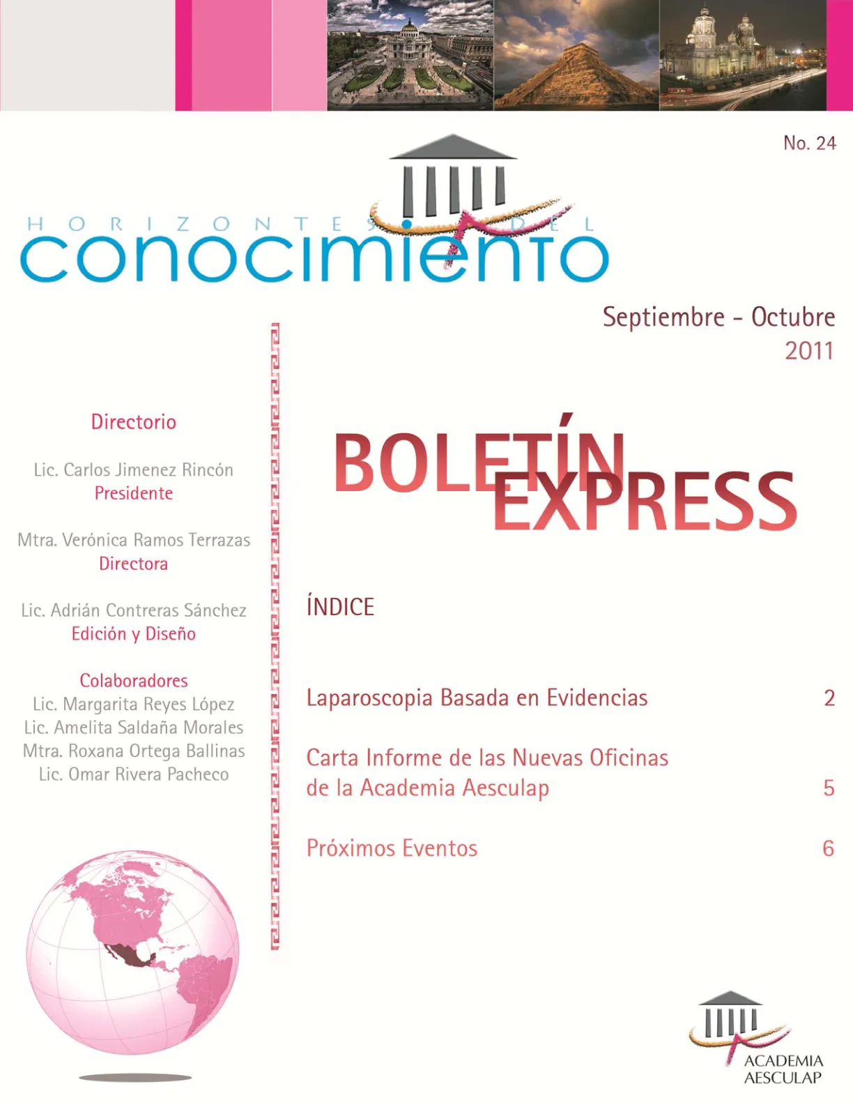 Portada Horizontes del Conocimiento No. 24 | Septiembre 2011