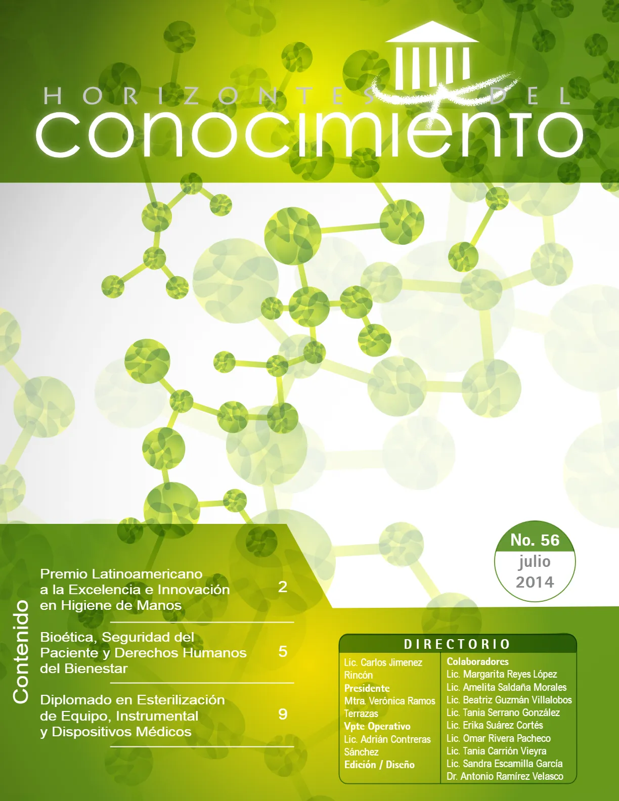 Portada Horizontes del Conocimiento No. 56 | Julio 2014
