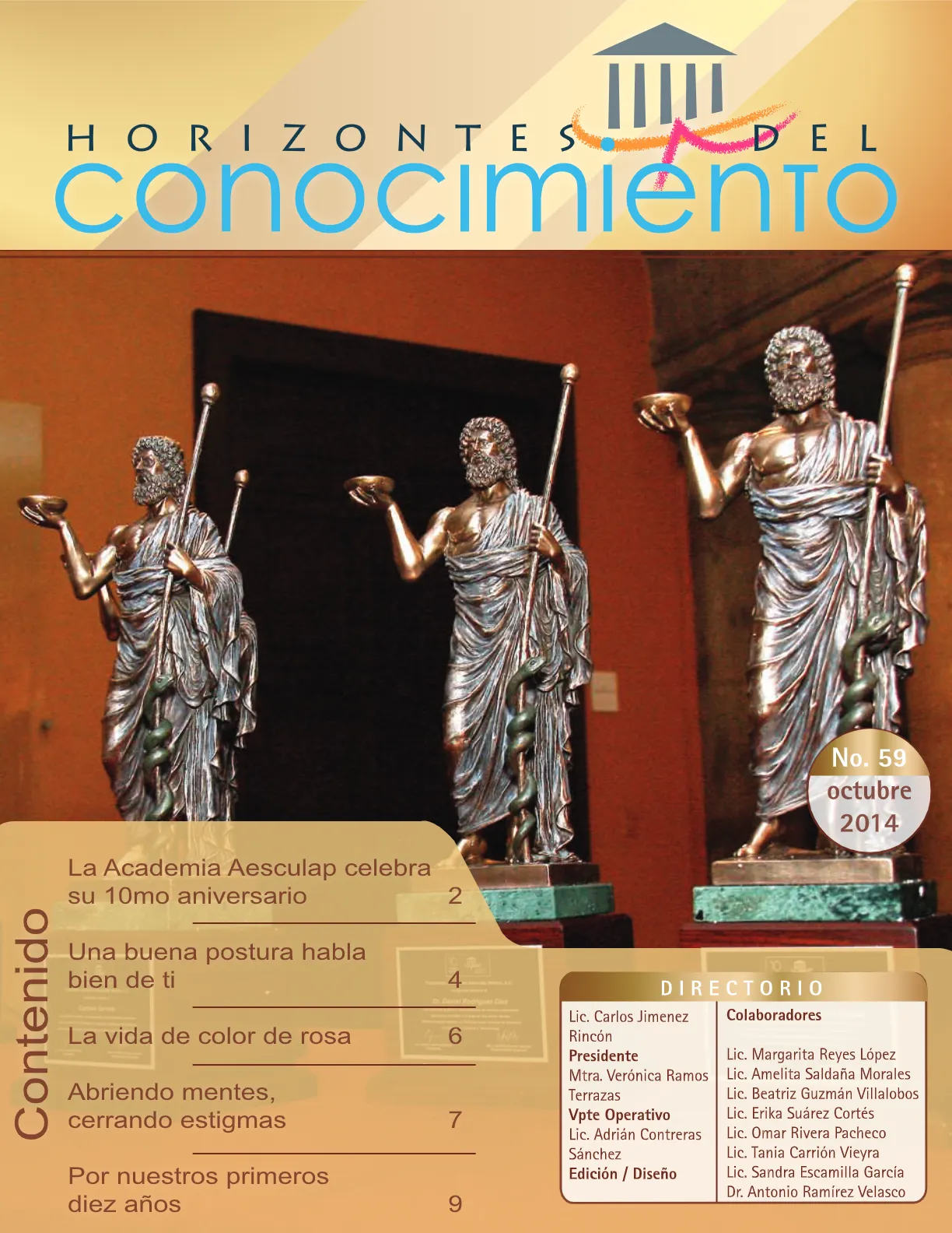 Portada Horizontes del Conocimiento No. 59 | Octubre 2014