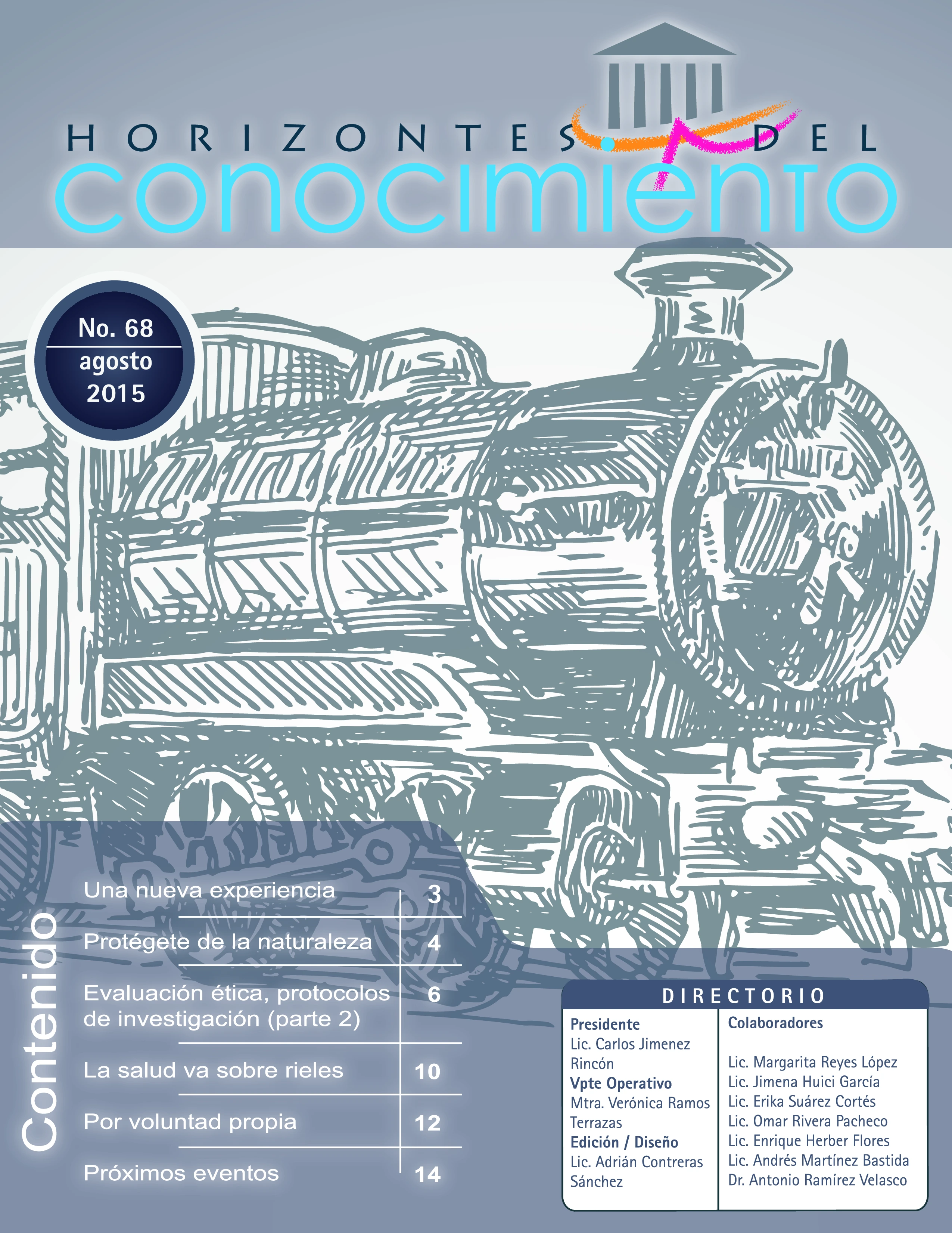 Portada Horizontes del Conocimiento No. 68 | Agosto 2015