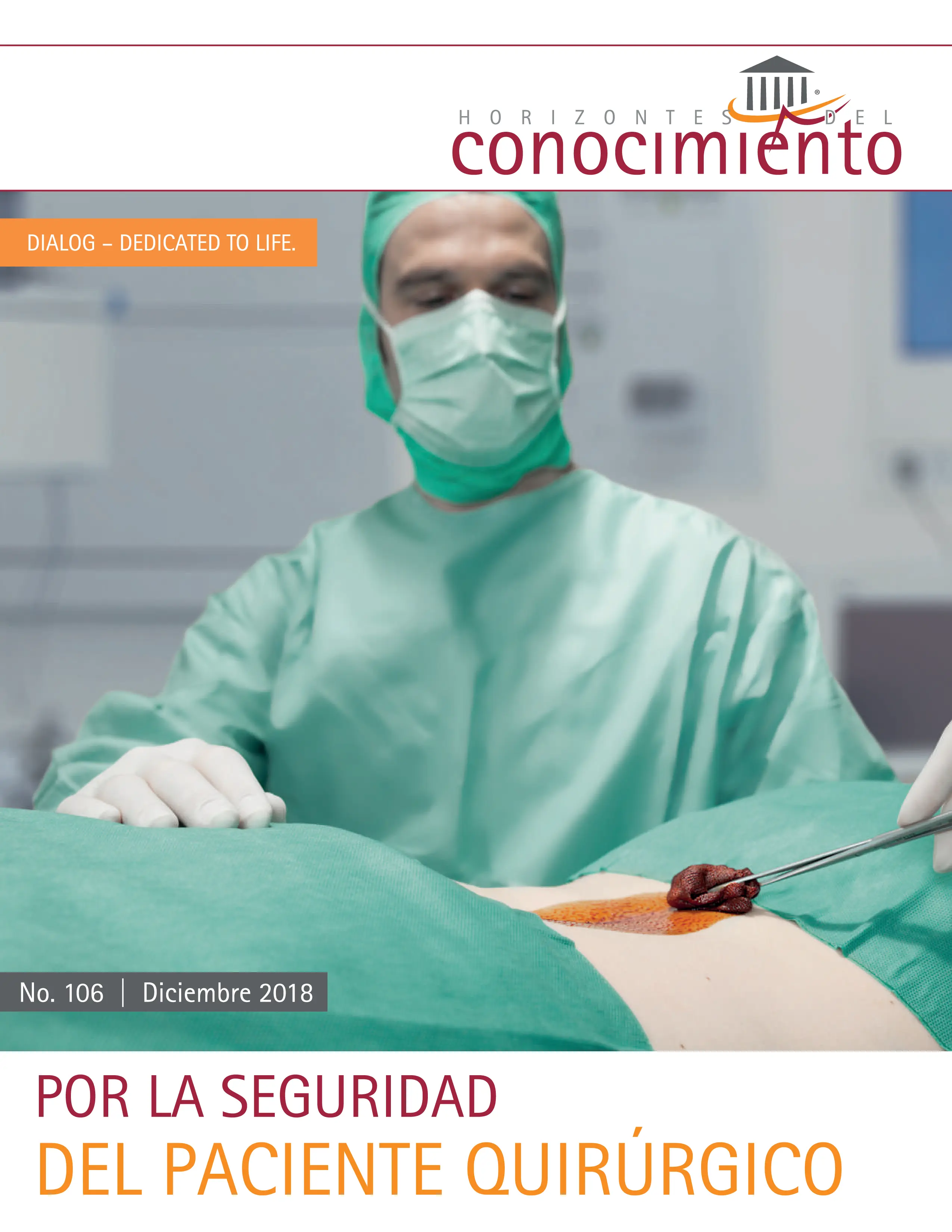 Portada Horizontes del Conocimiento No. 106 | Diciembre 2018